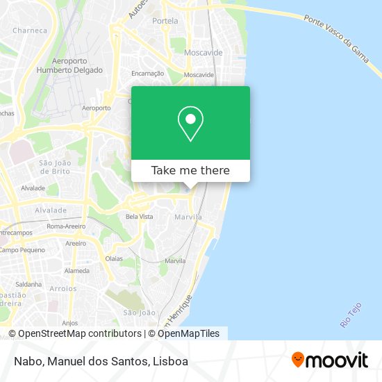 Nabo, Manuel dos Santos mapa