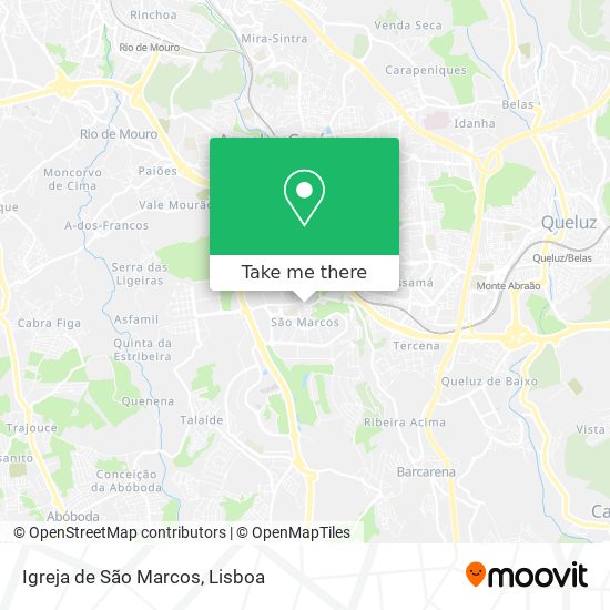 Igreja de São Marcos mapa