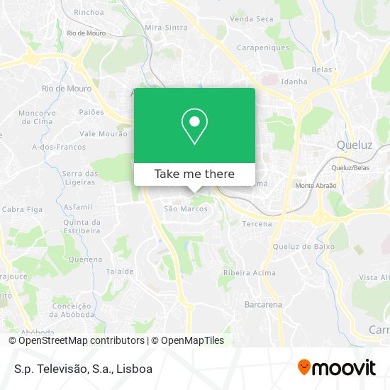S.p. Televisão, S.a. mapa