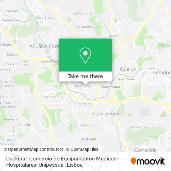 Duekipa - Comércio de Equipamentos Médicos-Hospitalares, Unipessoal map