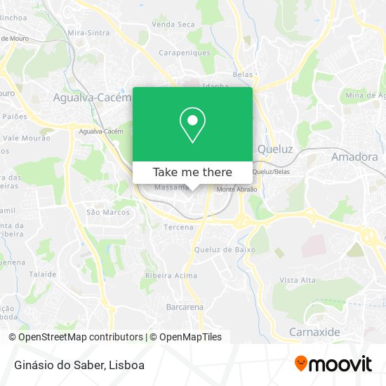 Ginásio do Saber map