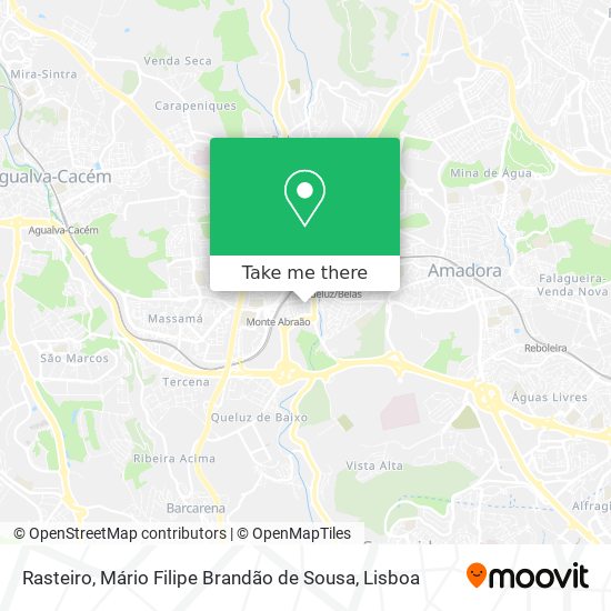 Rasteiro, Mário Filipe Brandão de Sousa mapa