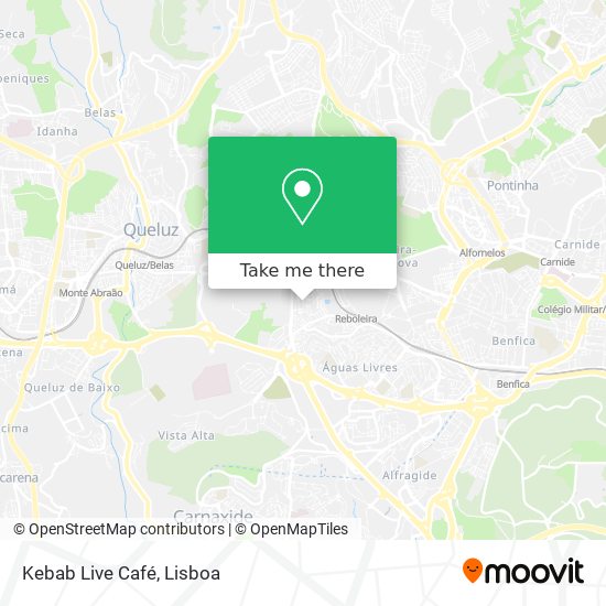 Kebab Live Café mapa