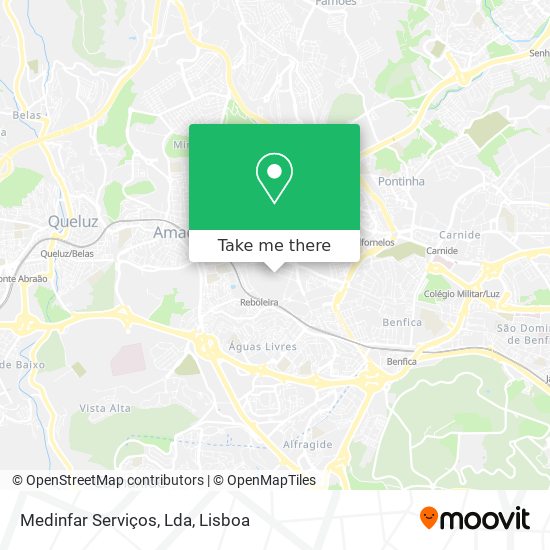 Medinfar Serviços, Lda mapa