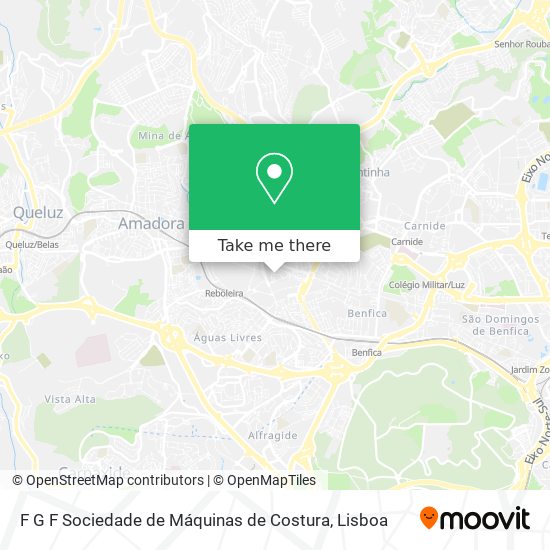 F G F Sociedade de Máquinas de Costura mapa
