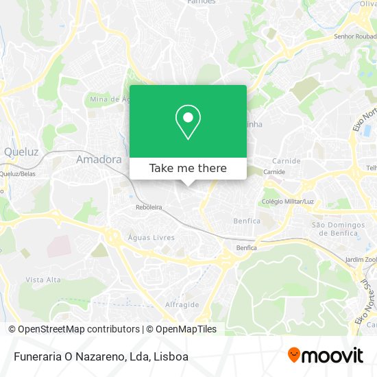 Funeraria O Nazareno, Lda mapa