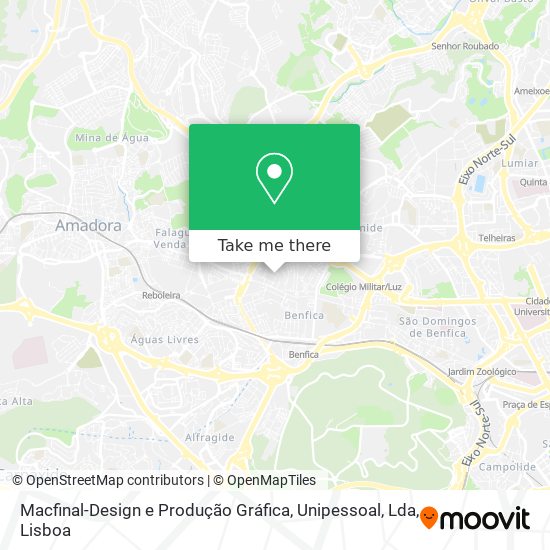 Macfinal-Design e Produção Gráfica, Unipessoal, Lda mapa