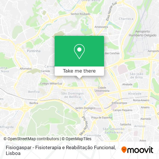 Fisiogaspar - Fisioterapia e Reabilitação Funcional mapa