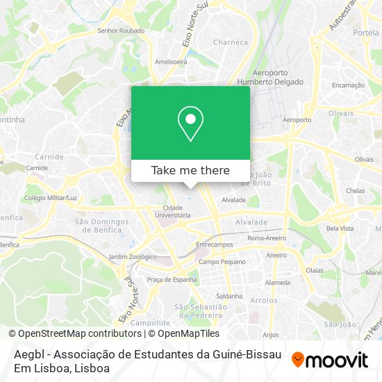 Aegbl - Associação de Estudantes da Guiné-Bissau Em Lisboa map