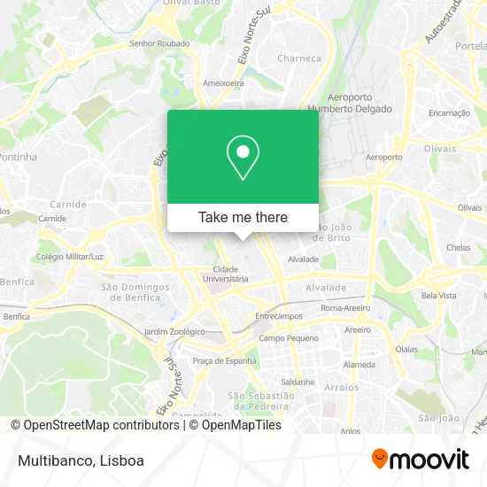 Multibanco map