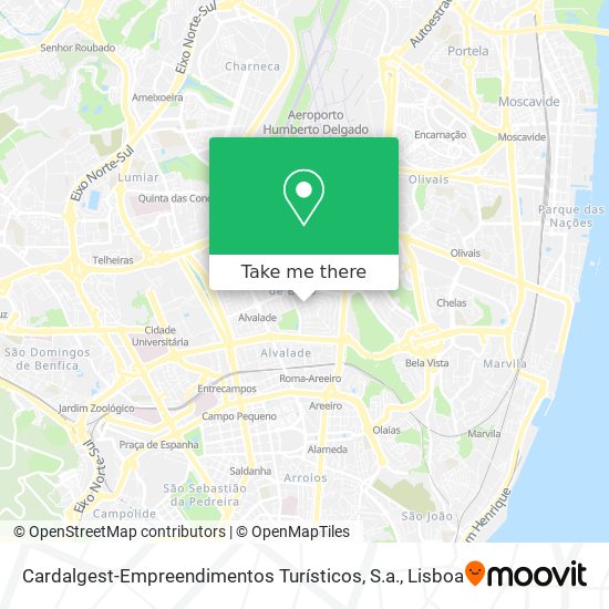 Cardalgest-Empreendimentos Turísticos, S.a. map