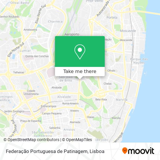 Federação Portuguesa de Patinagem map
