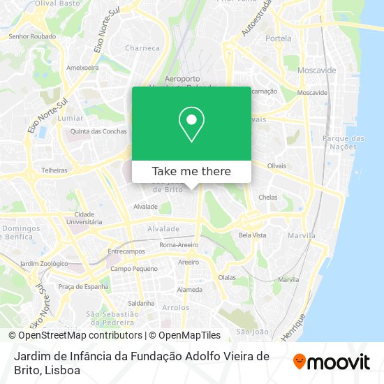 Jardim de Infância da Fundação Adolfo Vieira de Brito map