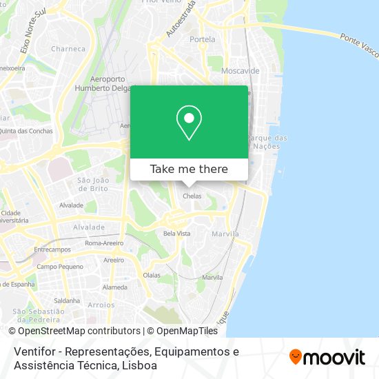 Ventifor - Representações, Equipamentos e Assistência Técnica mapa