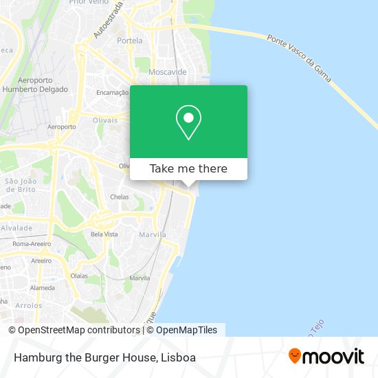 Hamburg the Burger House map