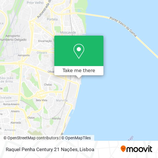 Raquel Penha Century 21 Nações map