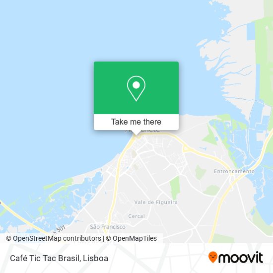 Café Tic Tac Brasil mapa