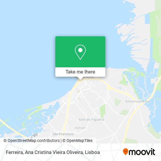 Ferreira, Ana Cristina Vieira Oliveira map