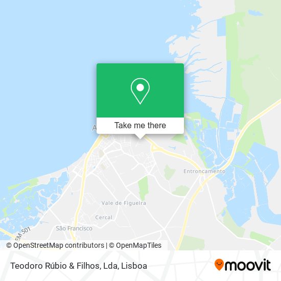 Teodoro Rúbio & Filhos, Lda map