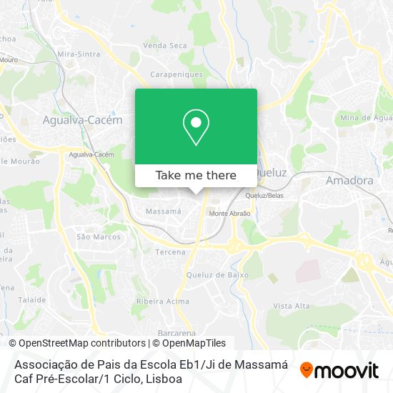 Associação de Pais da Escola Eb1 / Ji de Massamá Caf Pré-Escolar / 1 Ciclo map