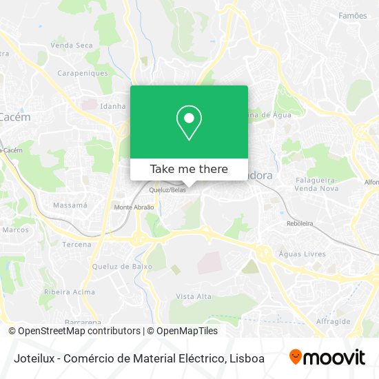 Joteilux - Comércio de Material Eléctrico mapa