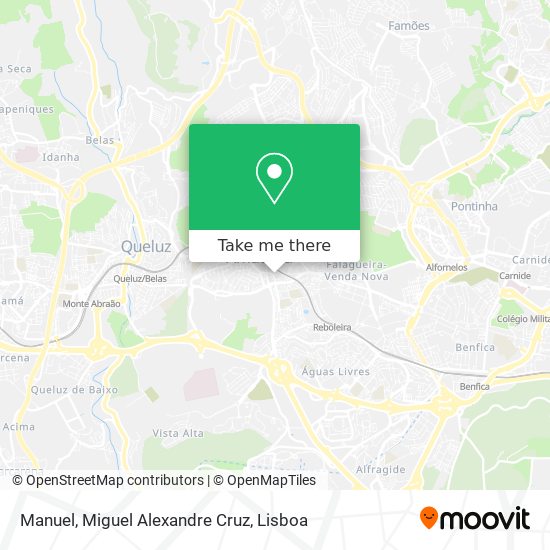 Manuel, Miguel Alexandre Cruz map