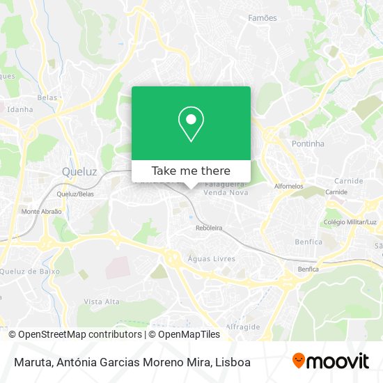 Maruta, Antónia Garcias Moreno Mira map