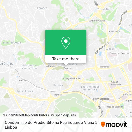 Condominio do Predio Sito na Rua Eduardo Viana 5 map