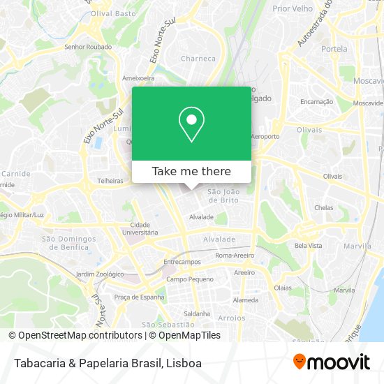 Tabacaria & Papelaria Brasil map