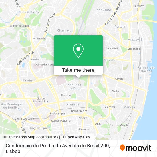 Condominio do Predio da Avenida do Brasil 200 map