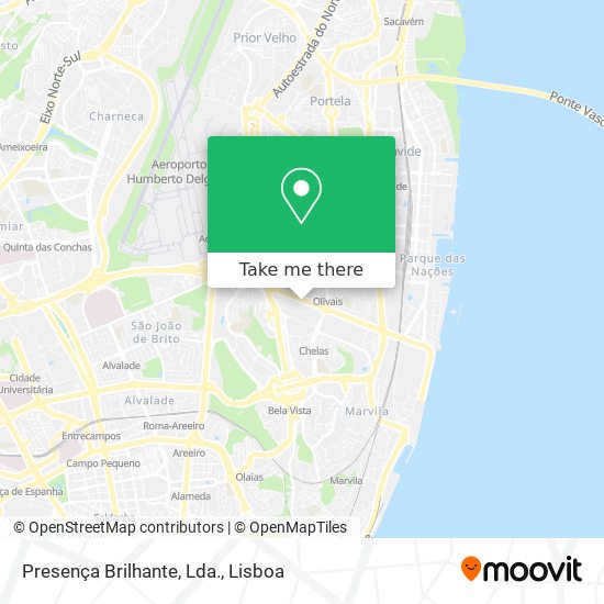 Presença Brilhante, Lda. map