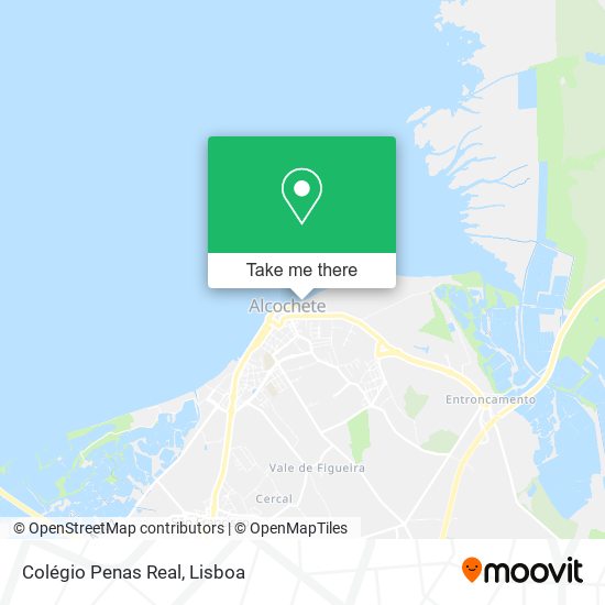 Colégio Penas Real map