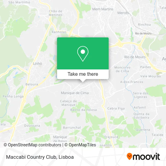 Maccabi Country Club map