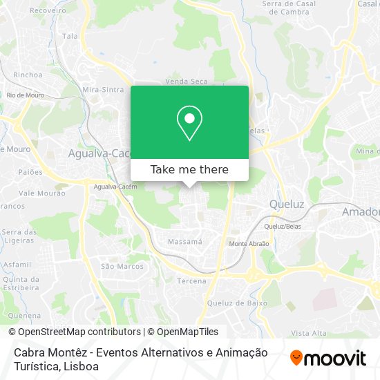 Cabra Montêz - Eventos Alternativos e Animação Turística mapa