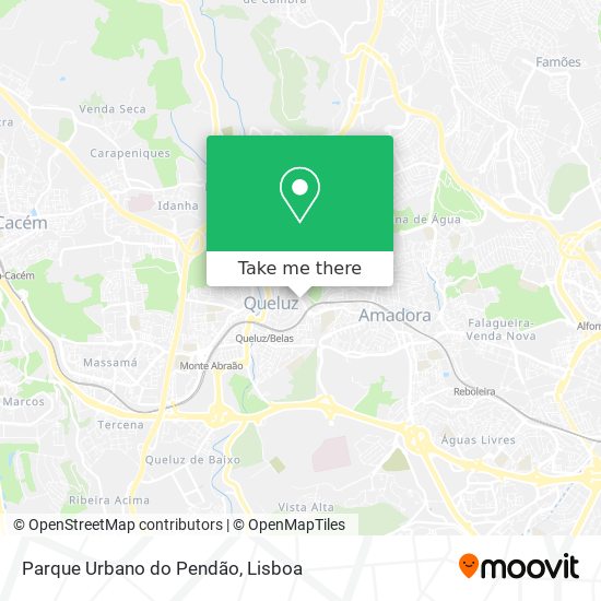 Parque Urbano do Pendão map