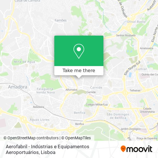 Aerofabril - Indústrias e Equipamentos Aeroportuários map