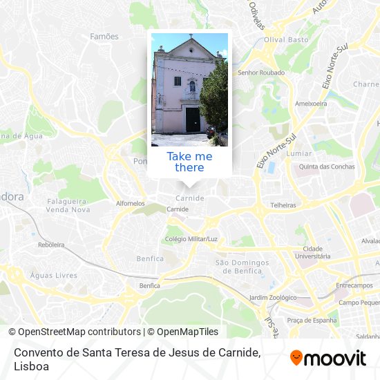Convento de Santa Teresa de Jesus de Carnide map