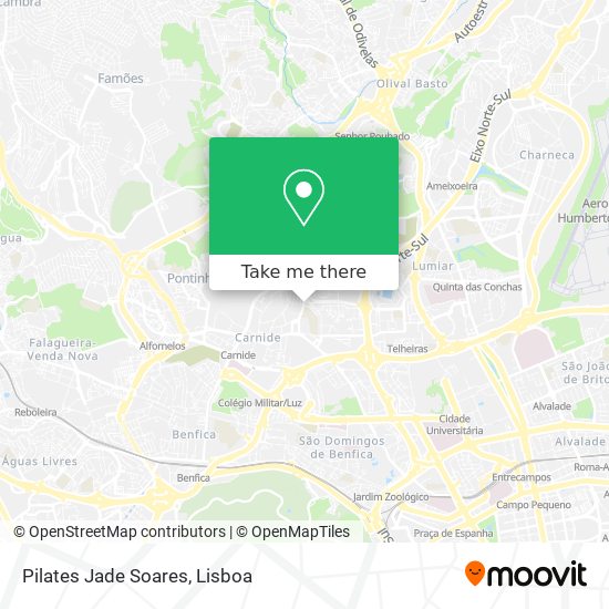 Pilates Jade Soares mapa