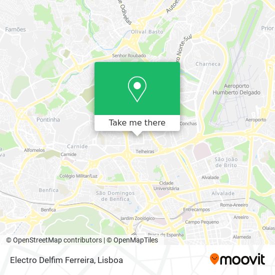 Electro Delfim Ferreira map