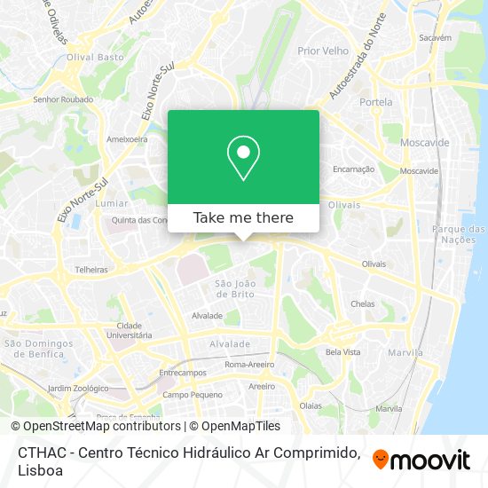 CTHAC - Centro Técnico Hidráulico Ar Comprimido map