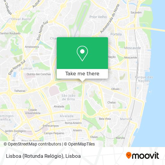 Lisboa (Rotunda Relógio) map