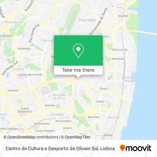 Centro de Cultura e Desporto de Olivais Sul map