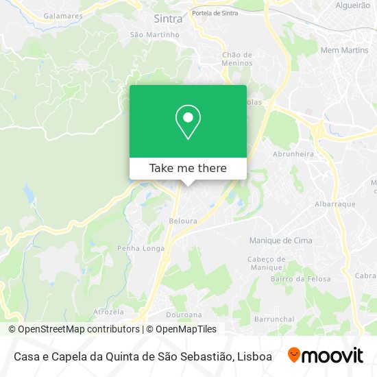 Casa e Capela da Quinta de São Sebastião map