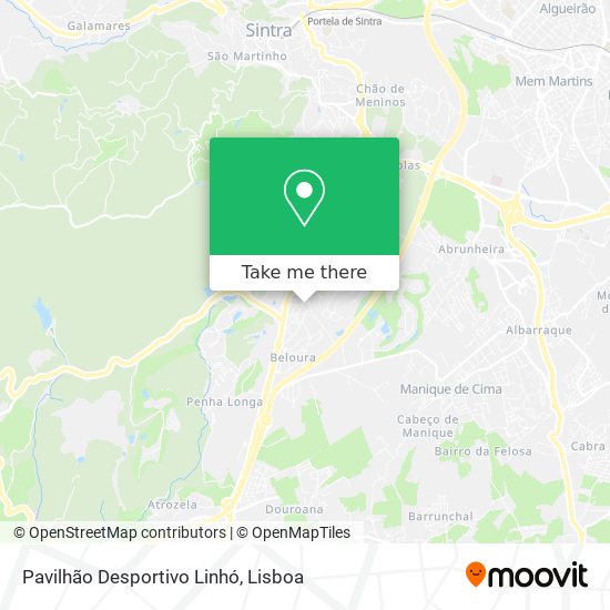 Pavilhão Desportivo Linhó map