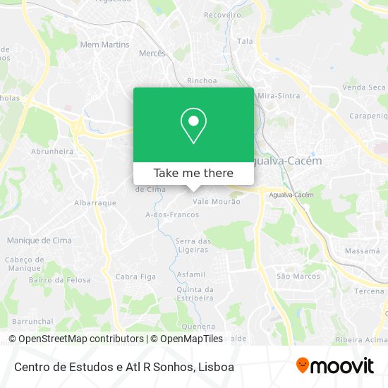 Centro de Estudos e Atl R Sonhos map