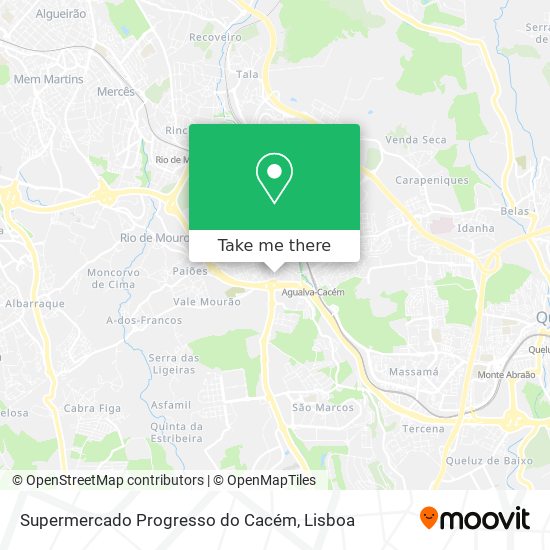 Supermercado Progresso do Cacém map