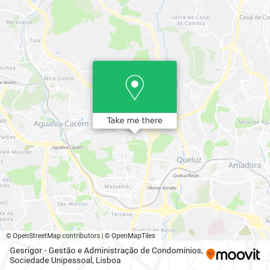 Gesrigor - Gestão e Administração de Condomínios, Sociedade Unipessoal map