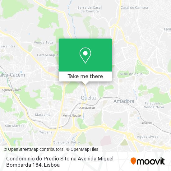 Condomínio do Prédio Sito na Avenida Miguel Bombarda 184 map