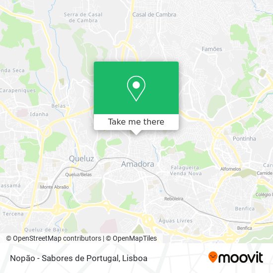 Nopão - Sabores de Portugal map