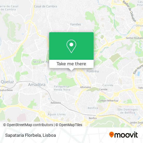 Sapataria Florbela mapa